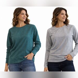 Women's Teal and Gray Sweatshirt set  Set